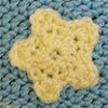 gapless star applique free crochet pattern