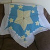 starry starry night star shaped baby afghan free crochet pattern