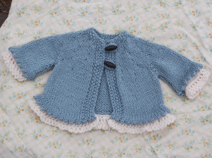 Little Miss Madeline Baby Cardigan Free Knitting Pattern ...