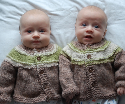 Knit Baby Cardigan | Plymouth Kudo Baby Knitting Pattern #1605